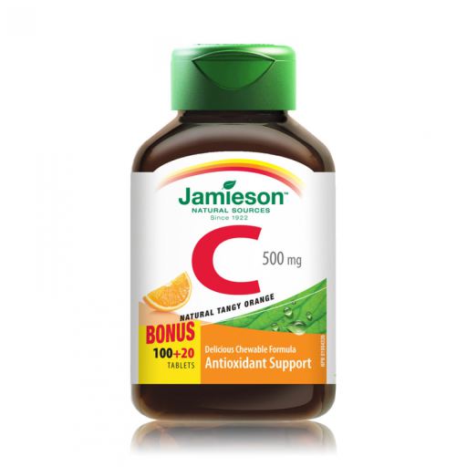 Jamieson Vitamin C Kautabletten 500 mg Spritzige Orange