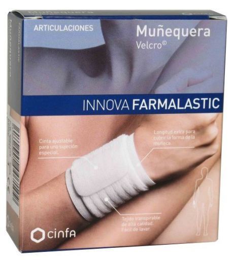 Cinfa Farmalastic Innova Klettverschluss-Armband, Beige, T/PM