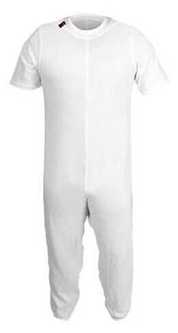 Ubiotex Sanitized Anti-Windel-Pyjama, volle L&auml;nge, Wei&szlig;, XL