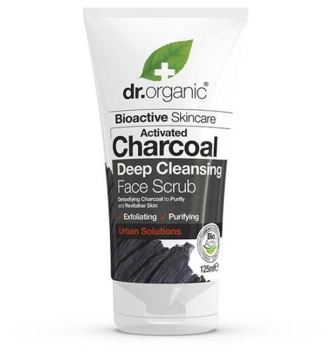 Dr. Organic Aktivkohle-Gesichtspeeling 125 ml