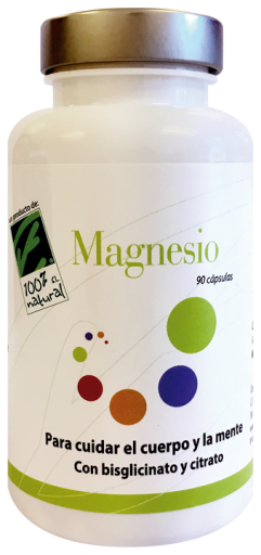 100% Natural Magnesium 90 Kapseln