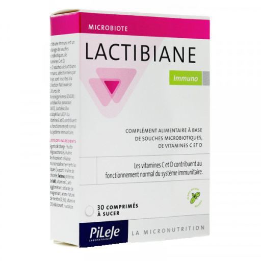 Pileje Lactibiane Immuno 30 Sucking Tablets