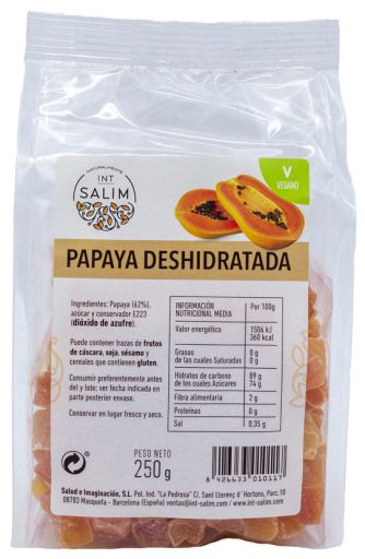 INT-SALIM Dehydrierte Papaya 250 gr