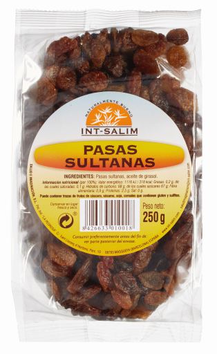 INT-SALIM Trockenfr&uuml;chte Rosinen Sultaninen 250 gr