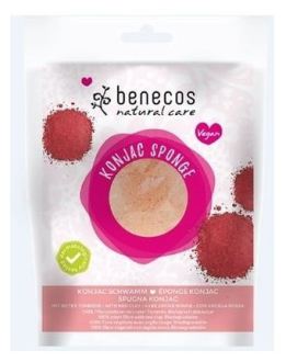 Benecos Red Clay Konjac Schwamm Empfindliche und trockene Haut