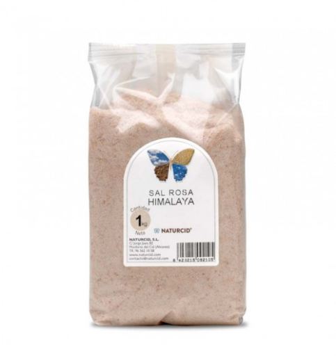 Naturcid Feines rosafarbenes Himalaya-Salz 1 Kg