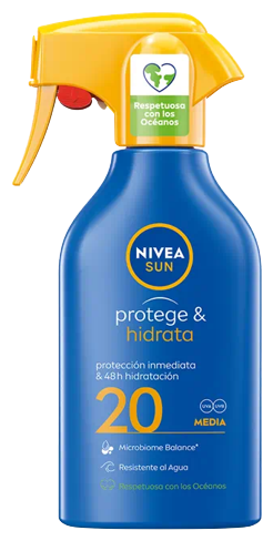 Nivea Solarspray sch&uuml;tzt und spendet Feuchtigkeit, 270 ml
