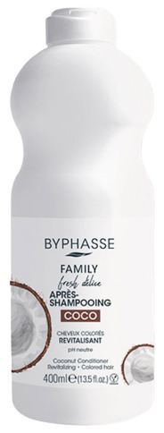 Byphasse Family Fresh Delice Coconut Conditioner Coloriertes Haar 400 ml