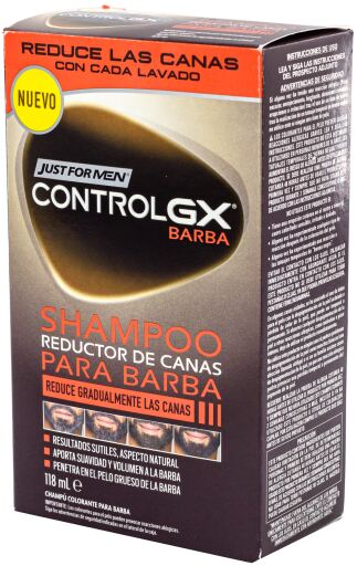 Just for Men Control Gx Grauhaar-Reduzierungsshampoo f&uuml;r den Bart 118 ml