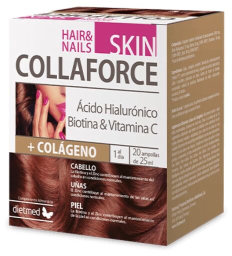 Dietmed Collaforce Haut, Haare & N&auml;gel 20 Ampullen