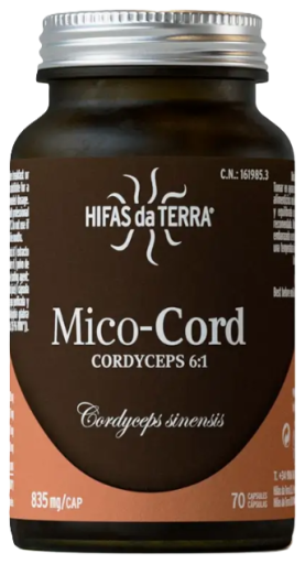 Hifas da Terra Mico-Cord Cordyceps-Extrakt 70 Kapseln