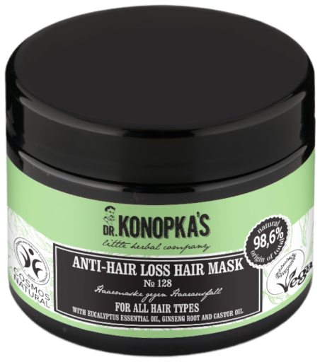 Dr. Konopka's Anti-Haarausfall-Maske 128 Alle Haartypen 300 ml