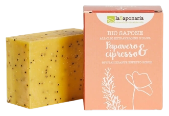 La Saponaria Mohn- und Zypressenseife 100 gr