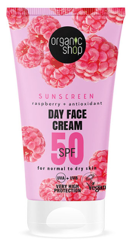 Sonnenschutz-Gesichts-Tagescreme mit Himbeere LSF 50 50 ml