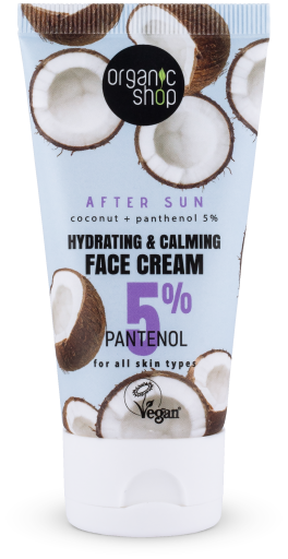 Organic Shop Sonnenschutz Aftersun Beruhigende Gesichtscreme 50 ml
