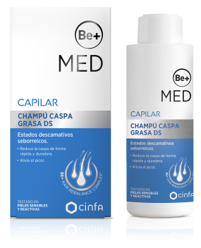 Be+ Shampoo f&uuml;r fettige Schuppen, mittel, 150 ml