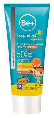 Be+ Skinprotect Mineralfluid f&uuml;r Kinder LSF 50+ 100 ml