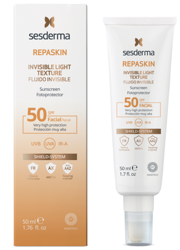 Sesderma Repaskin Unsichtbares Schutzfluid SPF 50+ 50 ml