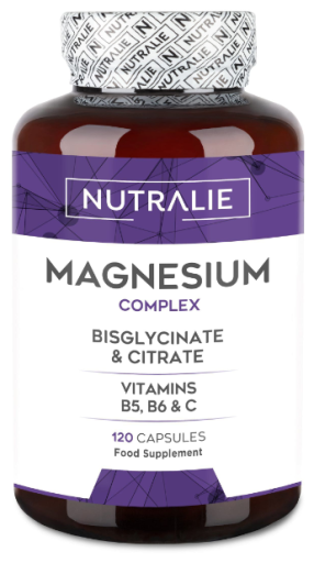 Nutralie Magnesiumkomplex Bisglycinat und Citrat 120 Kapseln