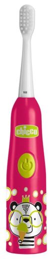Chicco Pink Panda Elektrische Zahnb&uuml;rste 36m+ 1 Einheit