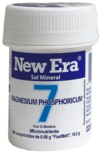 New Era Schussler Salze Nr. 07 Magnesium phosphoricum 240 Tabletten