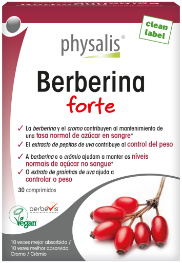 Physalis Berberin Forte 30 vegane Tabletten
